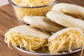 Arepitas con Mantequilla Queso Rallado 